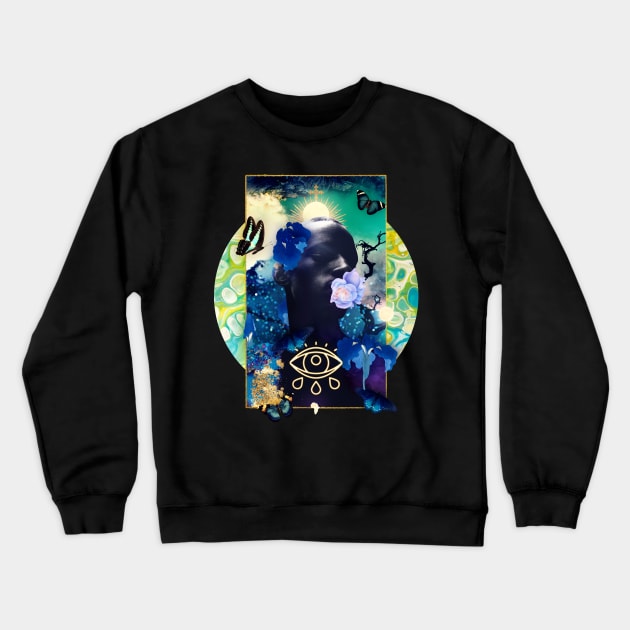 indigo skies Crewneck Sweatshirt by jennyariane